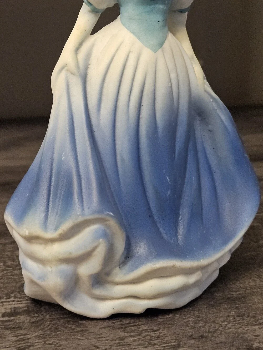 Vintage Bisque Porcelain Victorian Dancing Lady Figurines - Set of 2